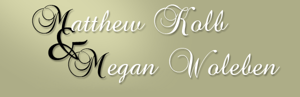 Matthew Kolb and Megan Woleben